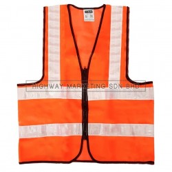 Hi-Safe HSF-40-1400-O High Visibility Safety Waiscoat Vest Orange