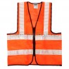 Hi-Safe HSF-40-1400-O High Visibility Safety Waiscoat Vest Orange