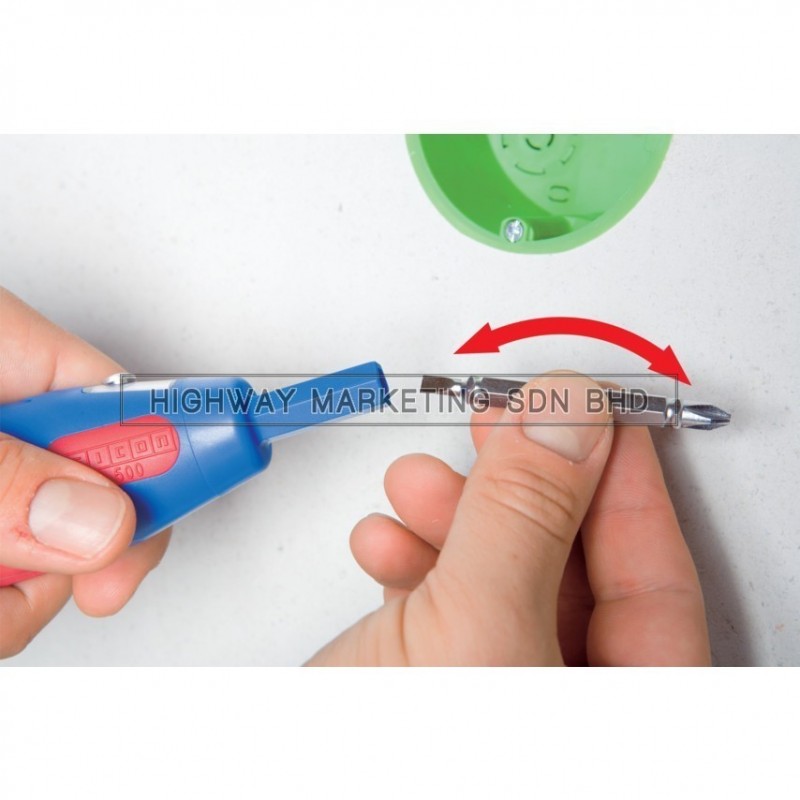 Kennedy KEN5168340K No.500 Cable Stripper/Screwdriver/Volt Tester