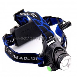 Hi-Safe HSF-40-0600 LED Cree Rechargeable Head Torch Light