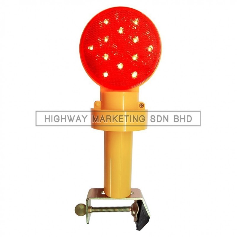 Hi-Safe HSF-40-2007 Super Bright 12 LED Red Barricade Light