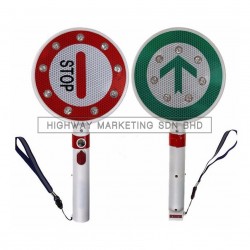 Hi-Safe LED Stop and Go Traffic Baton