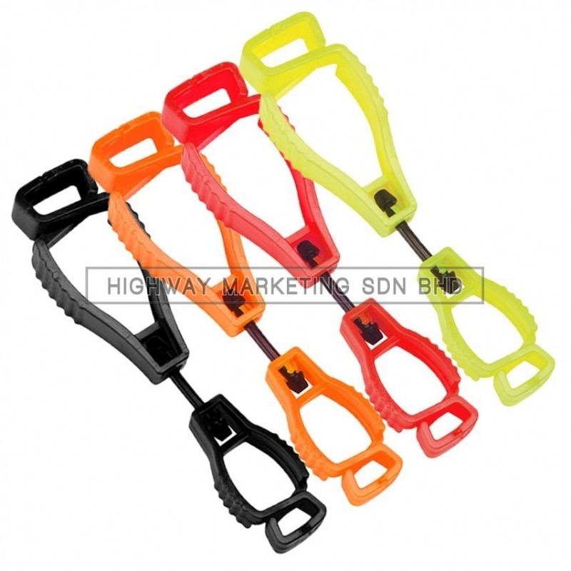Hi-Safe Red/Black/Yellow/Orange Glove Clip Holder