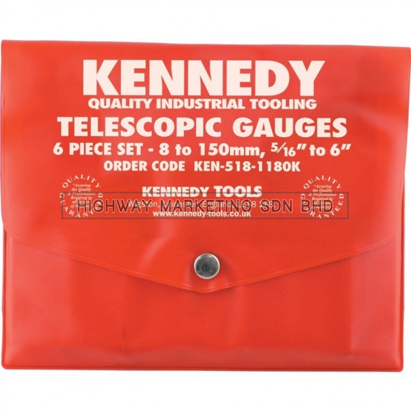 Kennedy KEN5181180K 8-150mm Telescopic Set 6pcs