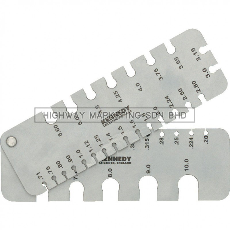 Kennedy KEN5181160K 1-36SWG Standard Wire Gauges