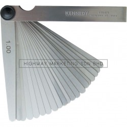 Kennedy KEN5180710K 10 Blade Metric Feeler Gauge