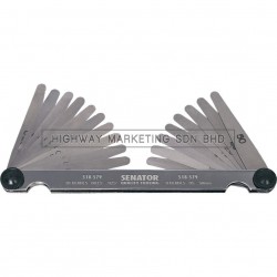 Senator SEN5185790K 18 Blade Metric/Inch Feeler Gauge
