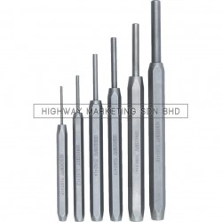 Kennedy KEN5182420K Standard Length Inserted Pin Punches Set of 6