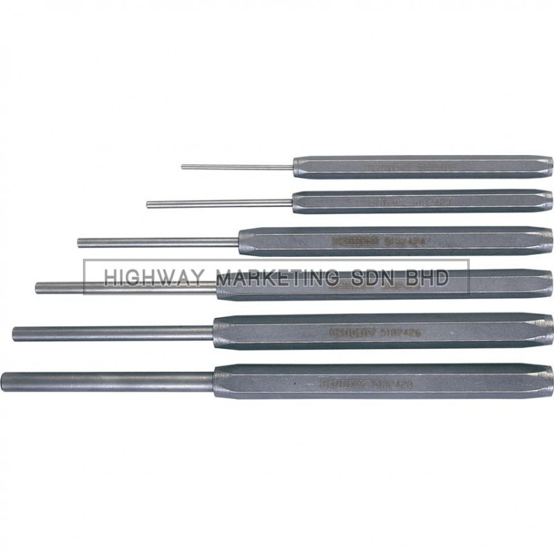 Kennedy KEN5182435K Extra Length Inserterd Pin Punches Set of 6