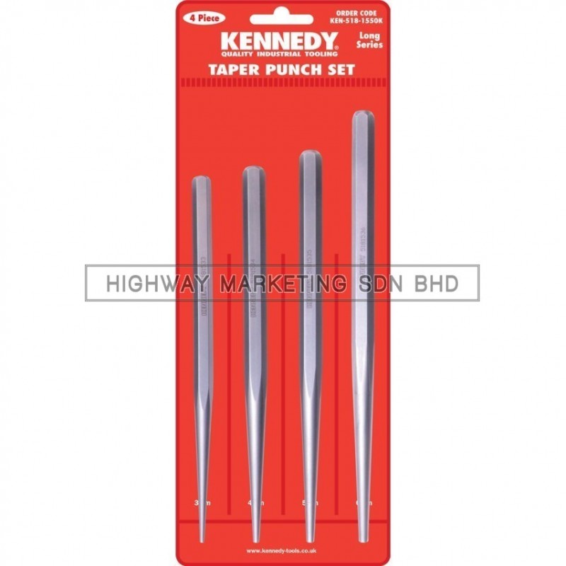 Kennedy KEN5181550K Taper Punch Set of 4