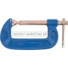 Kennedy Extra Heavy Duty G-Clamps Copper Screw