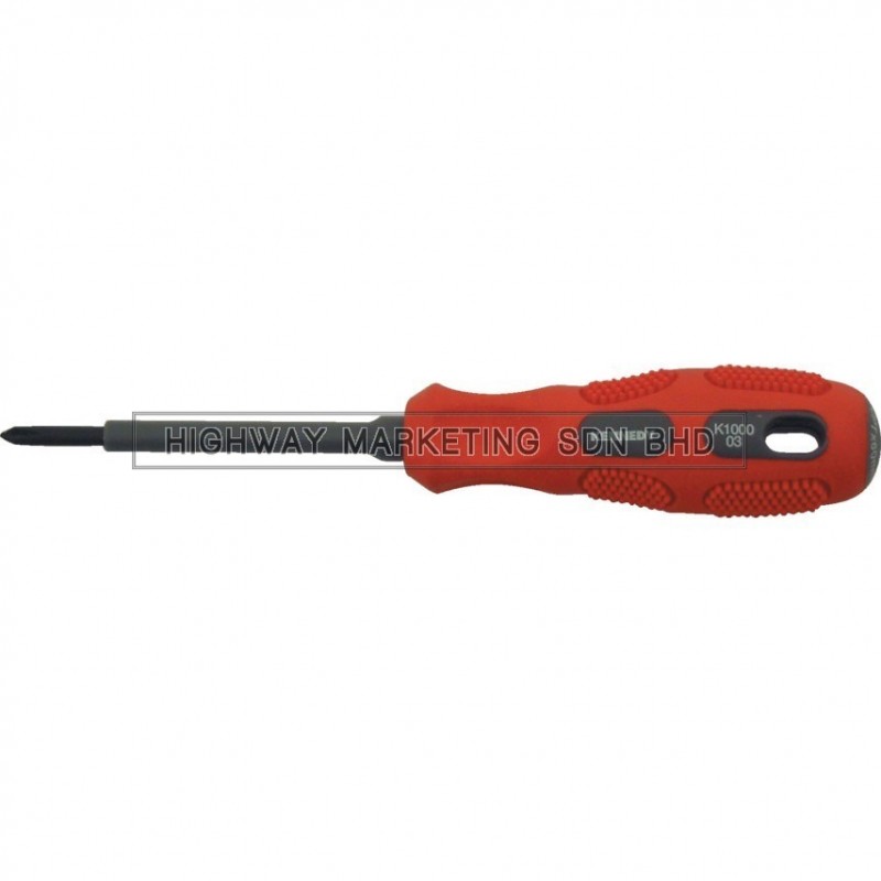 Kennedy KEN5727900K No.0 1000V Dual Grip VDE Crosspoint Screwdriver Kennedy KEN5727900K No.0 1000V Dual Grip VDE Crosspoint Screwdriver