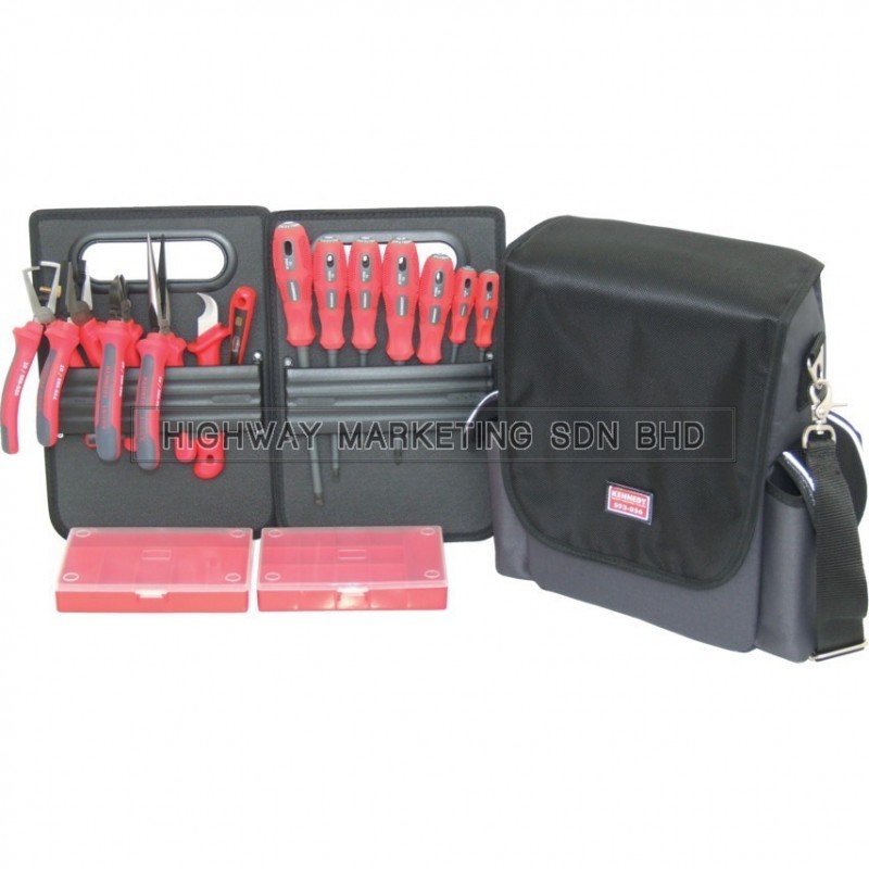 Kennedy KEN5953400K Electrician VDE Tool Bag Kit 16pcs Kennedy KEN5953400K Electrician VDE Tool Bag Kit 16pcs
