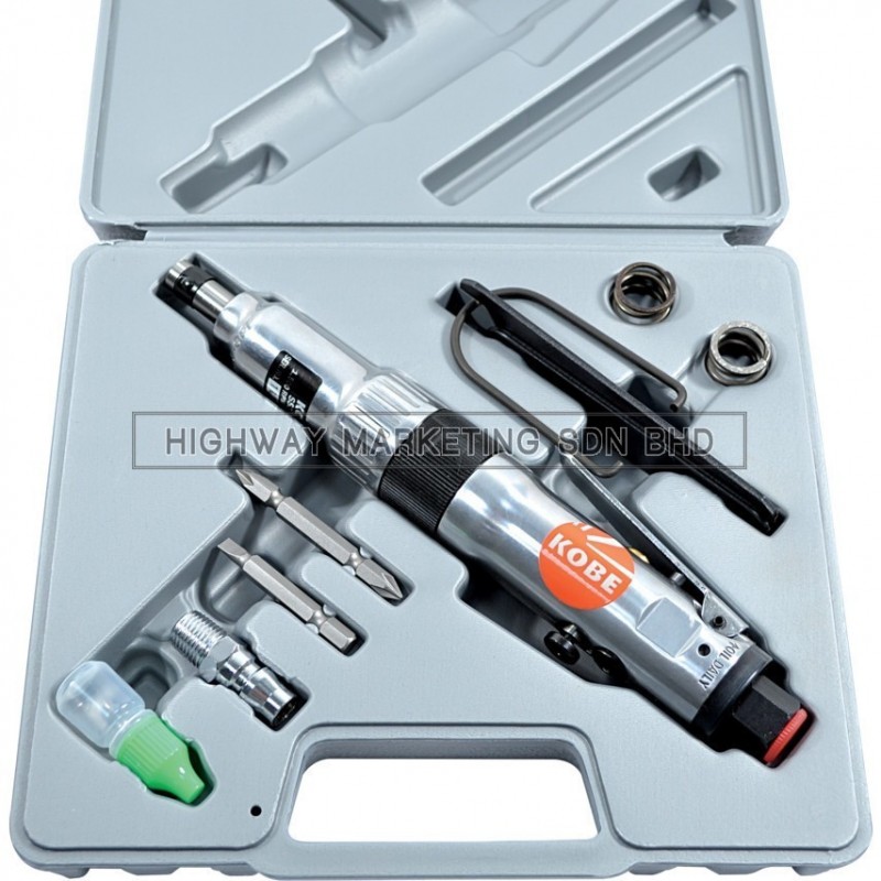 Kobe KBE2703800K SS1525K Straight Air Screwdriver Kit