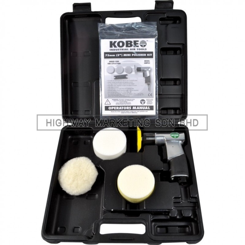 Kobe KBE2706740K GMPK3 75mm Mini Polisher Kit