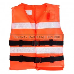 Hi-Safe HSF-40-0085 Marine Life Jacket with Reflective Front/Back