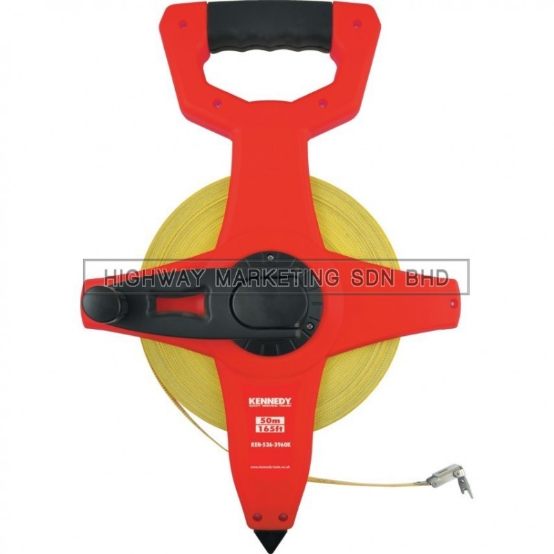 Kennedy KEN5363960K 50m/165' Surveyor's Fibreglass Tape Measure
