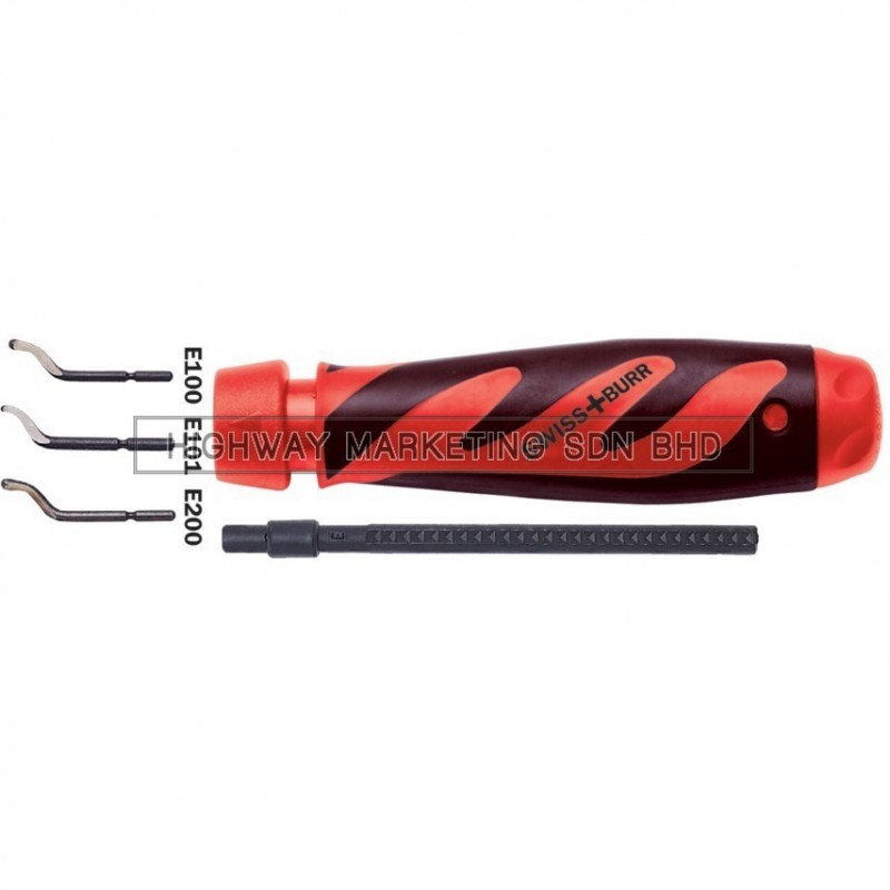 SwissBurr SWT1095050E E5 Heavy Duty Hand Deburring Set of 5 SwissBurr SWT1095050E E5 Heavy Duty Hand Deburring Set of 5