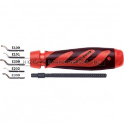 SwissBurr SWT1095060F E7 Heavy Duty Hand Deburring Set of 7