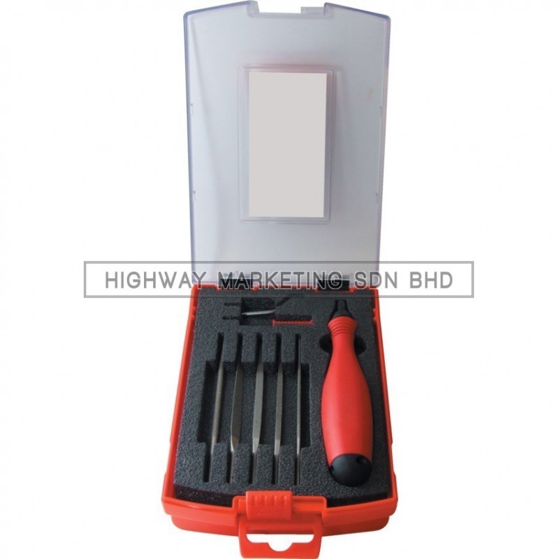 SwissBurr SWT1091350Z Diamond Coated Filing & Deburring Set of 8