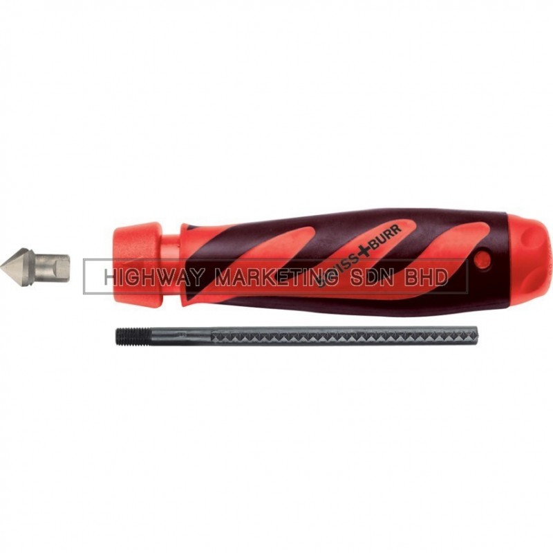 SwissBurr SWT1095070G F3 Hand Chamfering & Countersinking Set of 3 SwissBurr SWT1095070G F3 Hand Chamfering & Countersinking Set of 3