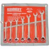 Kennedy KEN5822230K 3/8"-3/4" Professional Ratchet Combination Spanner Set of 7