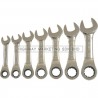 Kennedy KEN5822228K 3/8"-3/4" Short Arm Ratchet Combination Spanner Set of 7