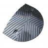 Hi-Safe HSF-40-2011 Road Bump End Cap Yellow/Black