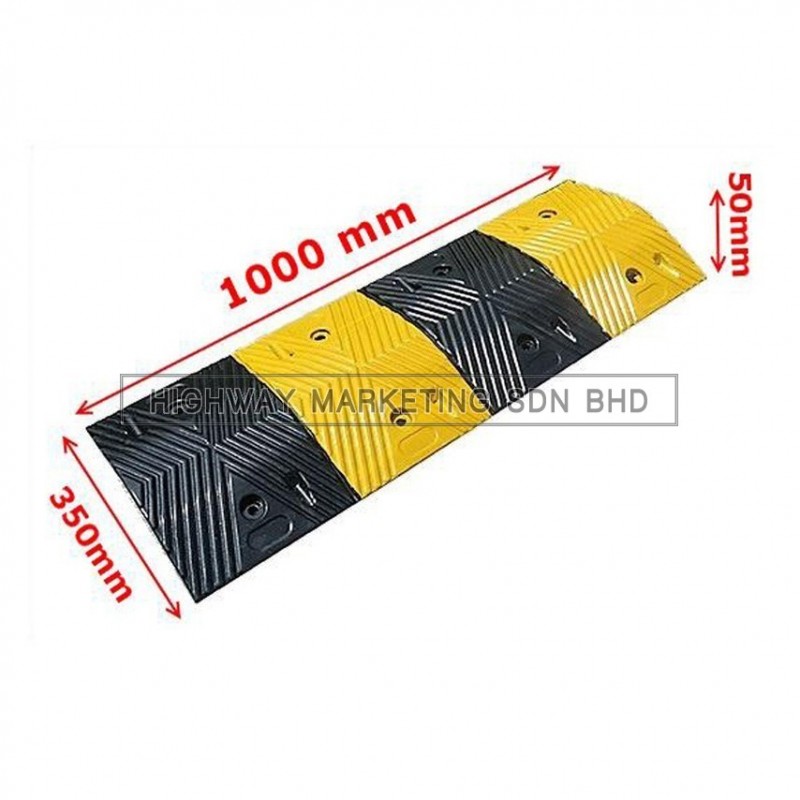 Hi-Safe HSF-40-2010 Road Bump Yellow/Black 1000mm
