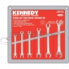 Kennedy KEN5823650K 6-22mm Industrial Flared Nut Ring Spanner Set of 6
