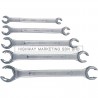 Kennedy KEN5823659K 1/4"-7/8" Industrial Flared Nut Ring Spanner Set of 5