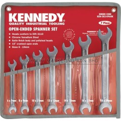 Kennedy KEN5820960K 6-19mm Open Ended Spanner Set of 7