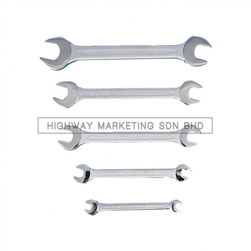 Kennedy KEN5820920K 1/4"-7/8" Open Ended Spanner Set of 5