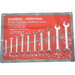 Kennedy KEN5820930K 1/4"-1" Open Ended Spanner Set of 10