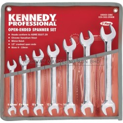 Kennedy KEN5823900K Professional Open Ended Spanner Set of 7