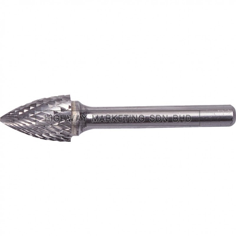York YRK2104166K 6x13mm Pointed Tree Carbide Burr Cut 6