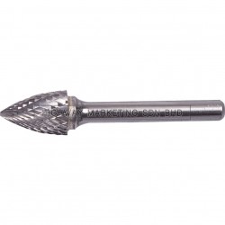 York YRK2104246K 10x19mm Pointed Tree Carbide Burr Cut 6