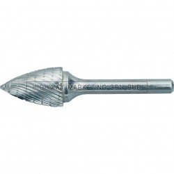 York YRK2104249K 10x19mm Pointed Tree Carbide Burr Cut 9