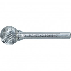 York YRK2106169K 6x5mm Ball Shape Carbide Burr Cut 9