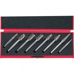 York YRK2109886K 6mm Shank Carbide Burr Cut 6 Set of 8