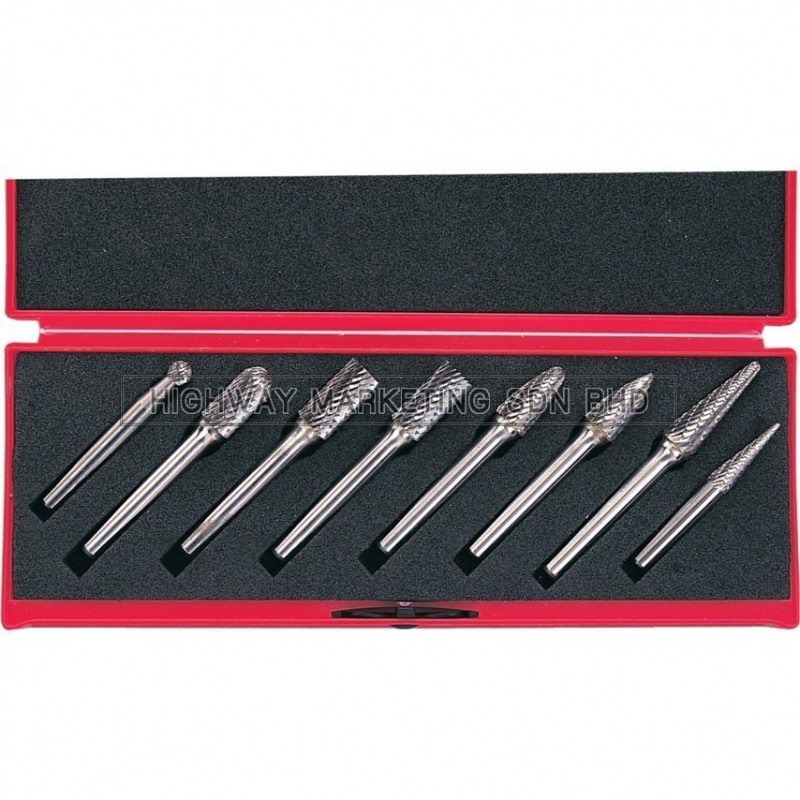 York YRK2109886K 6mm Shank Carbide Burr Cut 6 Set of 8 York YRK2109886K 6mm Shank Carbide Burr Cut 6 Set of 8