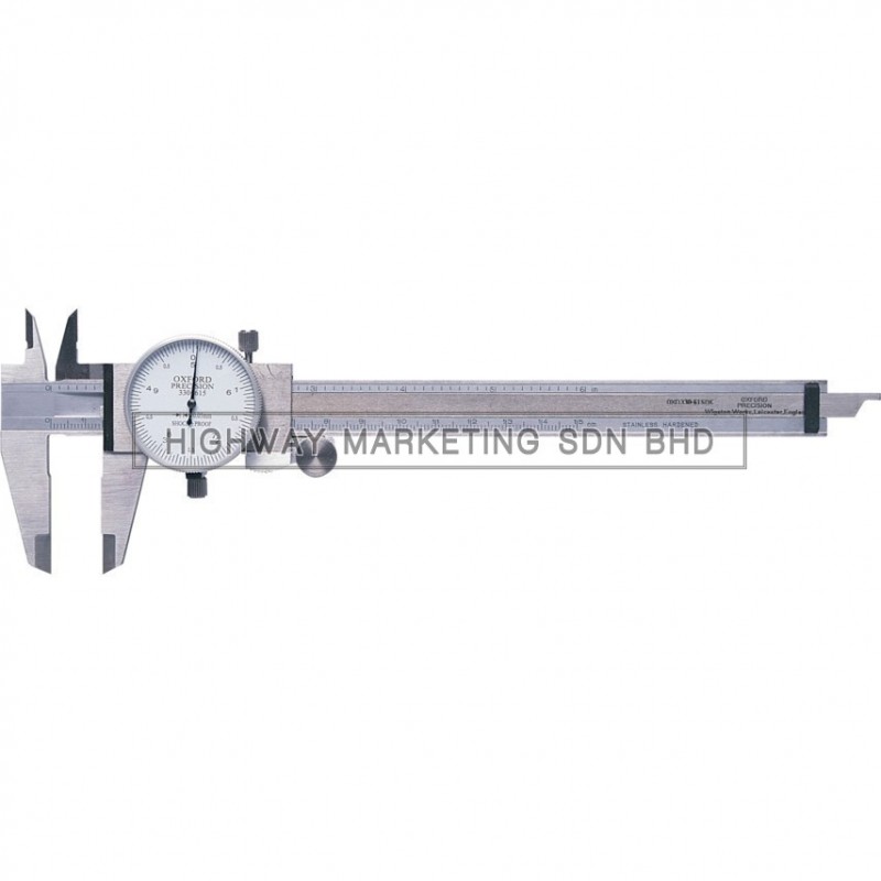 Oxford OXD3306150K 150mm Dial Caliper Reading 0.05mm Oxford OXD3306150K 150mm Dial Caliper Reading 0.05mm