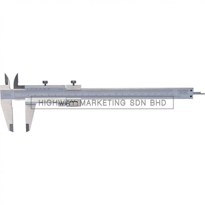 Oxford OXD3307080K 7"/180mm Fine Adjustment Vernier Caliper Oxford OXD3307080K 7"/180mm Fine Adjustment Vernier Caliper