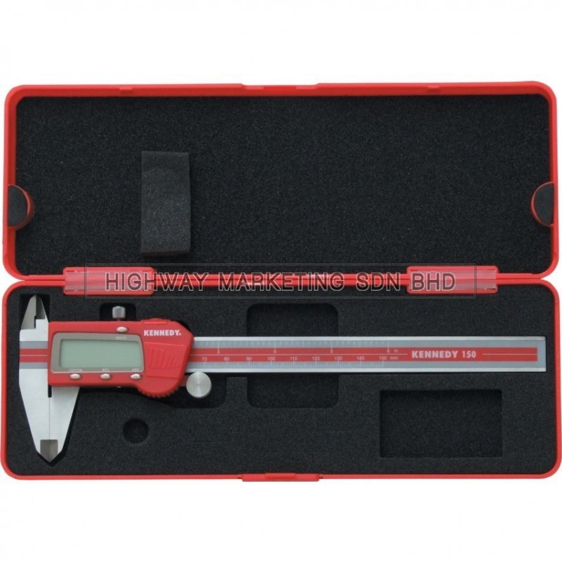 Kennedy KEN3312260K 6"/150mm ABS Digital Caliper