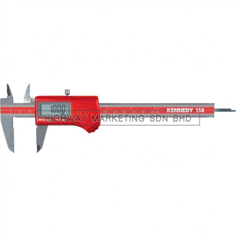 Kennedy KEN3311200K 6"/150mm Coolant Proof IP67 Digital Caliper Kennedy KEN3311200K 6"/150mm Coolant Proof IP67 Digital Caliper