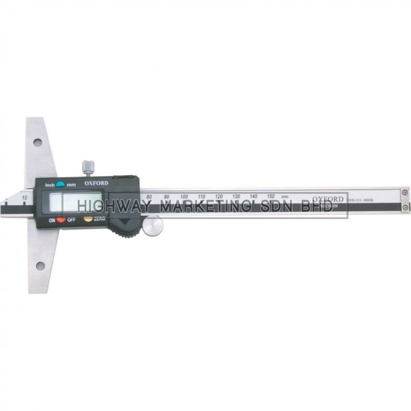 Oxford OXD3314060K 6"/150mm Digital Depth Gauge