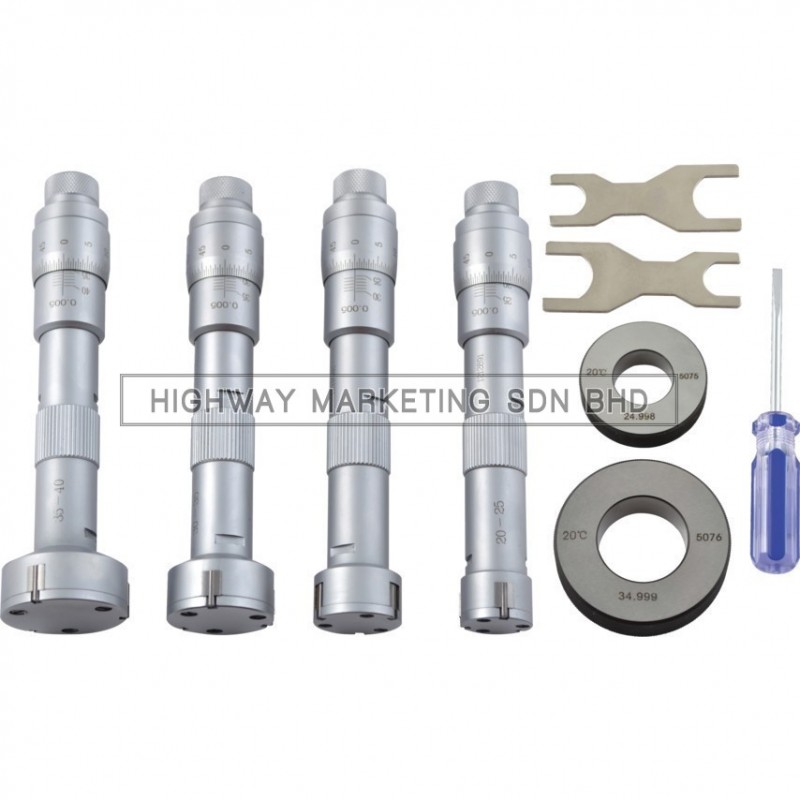 Oxford OXD3352530K 20-40mm 3 Point Bore Micrometer Set Oxford OXD3352530K 20-40mm 3 Point Bore Micrometer Set