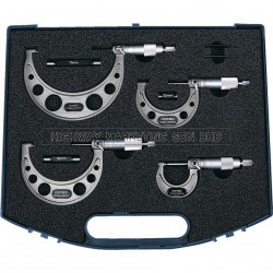 Oxford OXD3355500K 0-100mm External Micrometer Set