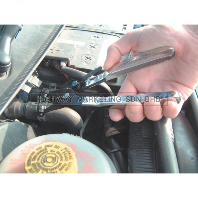 Kennedy KEN5031960K Angled Flat Band Hose Clamp Plier