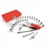 Kennedy KEN5824895K 1/4" SQ DR Mini MM/Inch Socket Set of 29pcs